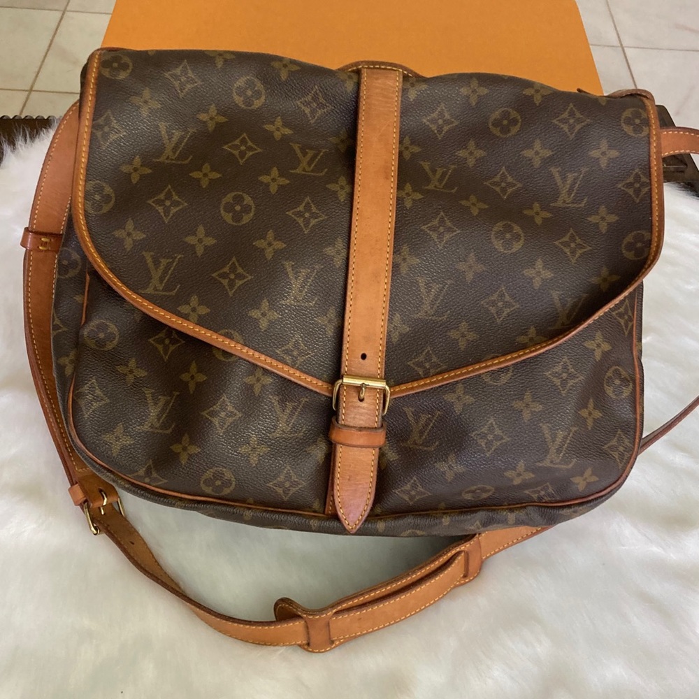 Louis Vuitton Brown Monogram Crossbody Bag